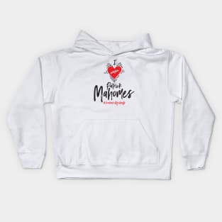 I Love Patrick Mahomes Kids Hoodie